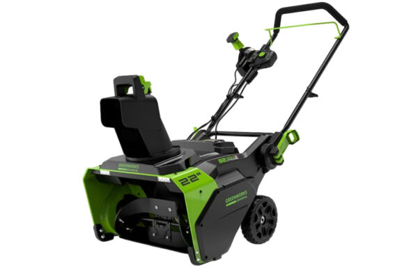 Снегоуборщик аккумуляторный Greenworks 82В GD82ST, 26кг, 1 АКБ 5Ач