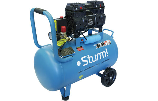 Компрессор Sturm безмасляный, 1500Вт, 50л, AC93250OL