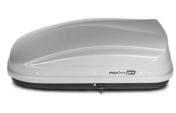 Автобокс MaxBox Pro 430л, серый матовый, 136х96х42